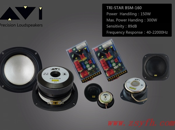 加拿大AVI汽車音響B(tài)SM-160三分頻