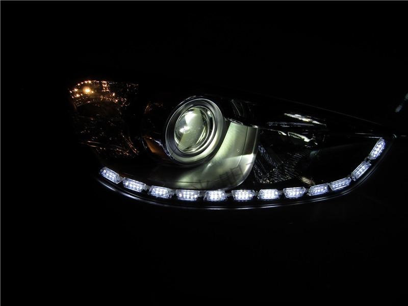 馬自達(dá)CX-5升級(jí)海拉5   歐司朗45W安定   歐司朗CBI    LED日間行車燈