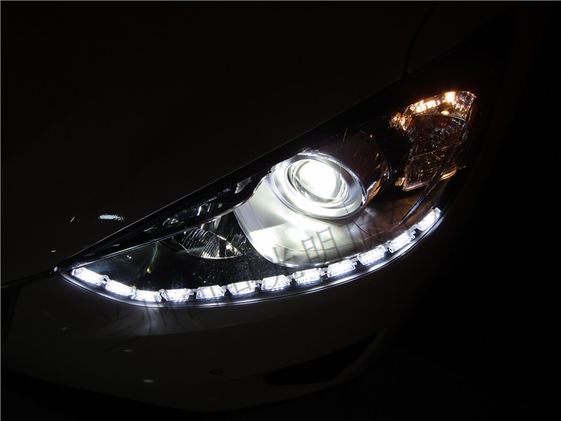 馬自達(dá)CX-5升級(jí)海拉5   歐司朗45W安定   歐司朗CBI    LED日間行車燈