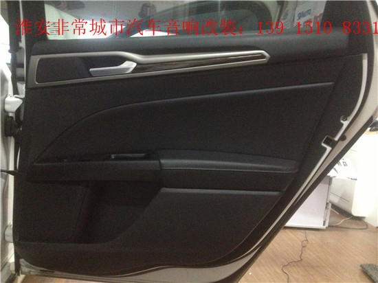 【淮安非常城市汽車音響改裝】蒙迪歐專業(yè)汽車音響改裝，意大利赫茲音響，美國JBL 四聲道功放