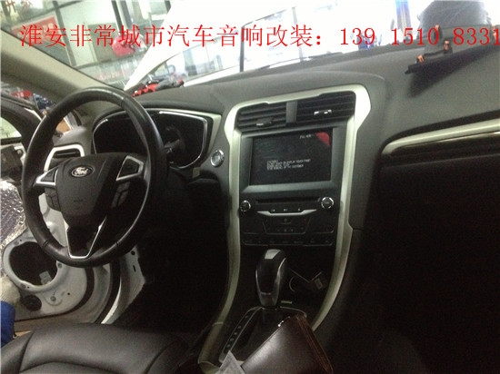 【淮安非常城市汽車音響改裝】蒙迪歐專業(yè)汽車音響改裝，意大利赫茲音響，美國JBL 四聲道功放