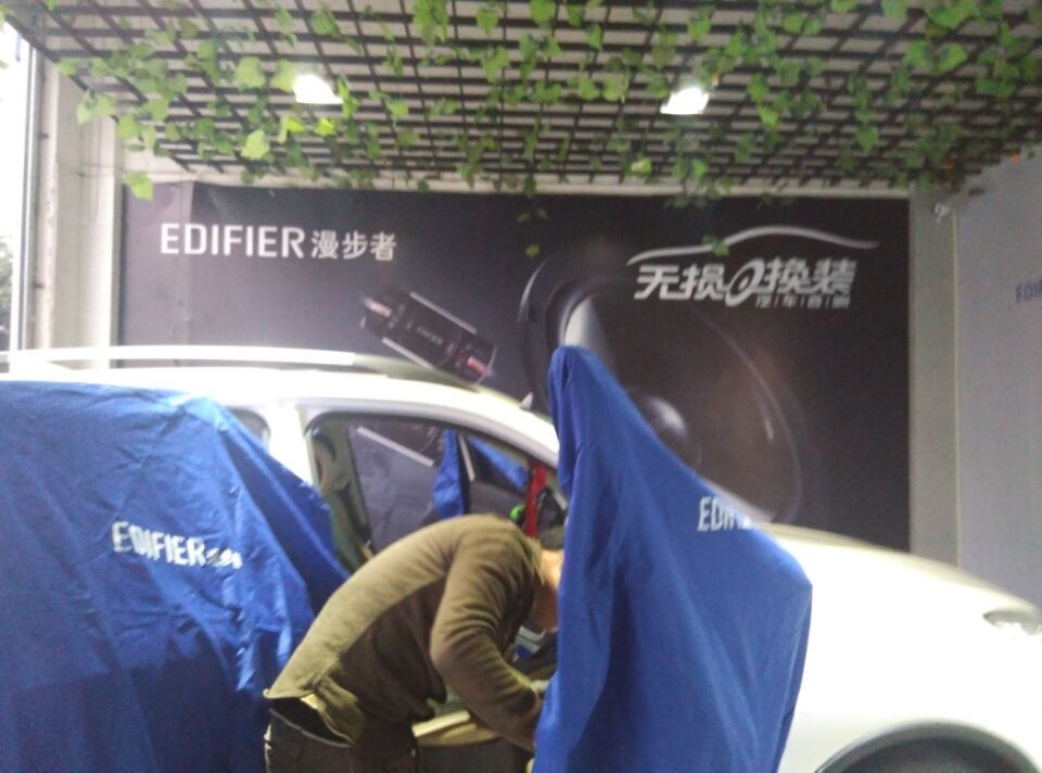長(zhǎng)安CS35 四門隔音+漫步者GF651B汽車音響