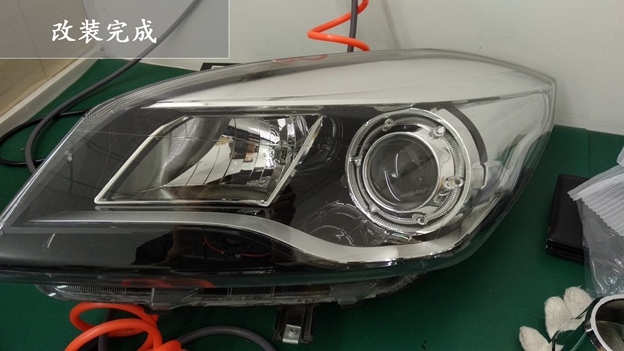 中山東風(fēng)風(fēng)神車燈改裝 Q5透鏡 氙氣大燈改裝 惡魔眼車燈升級(jí) ——中山清風(fēng)車影燈改