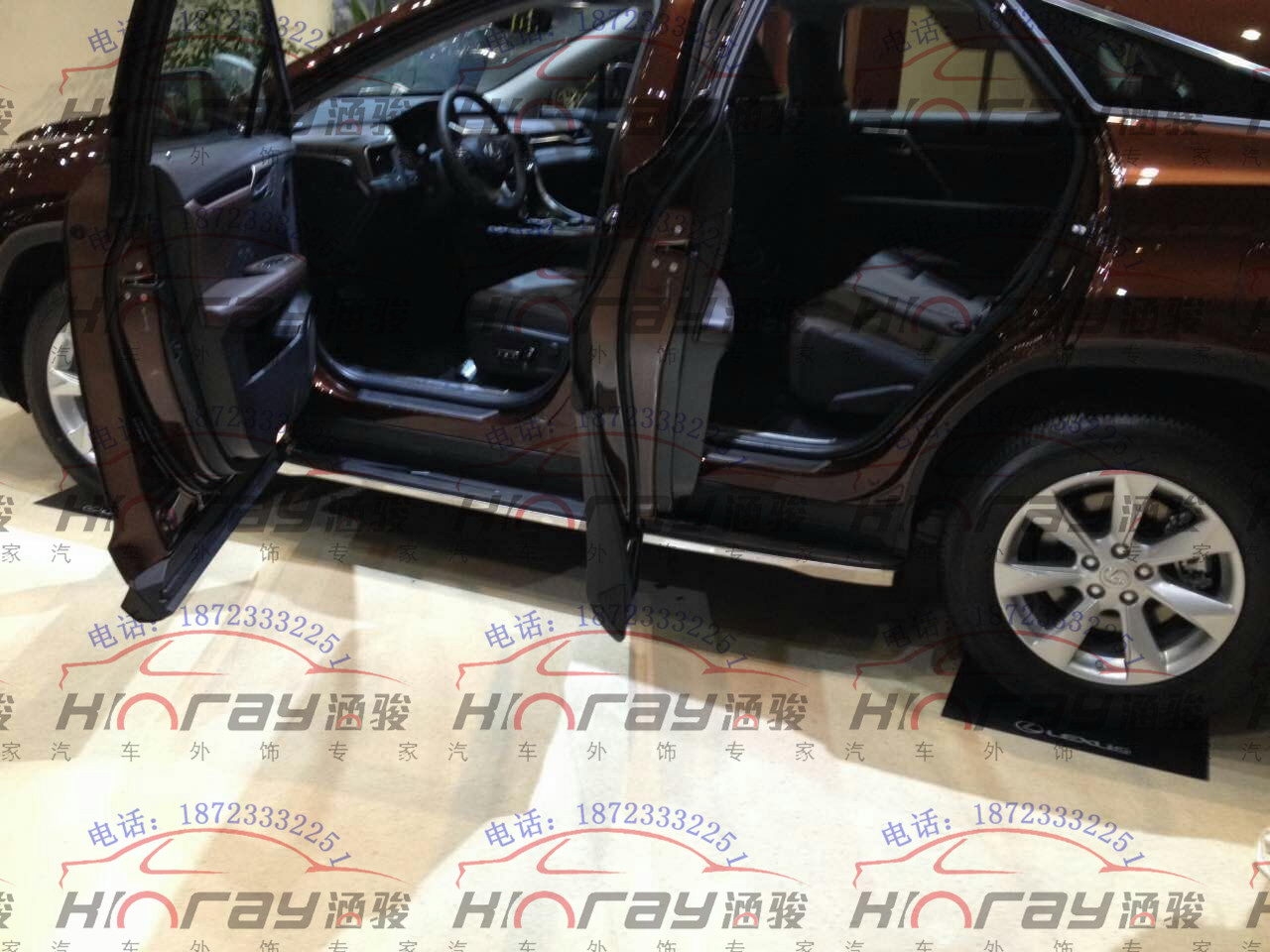 雷克薩斯RX200t踏板改裝  重慶涵駿汽車飾品