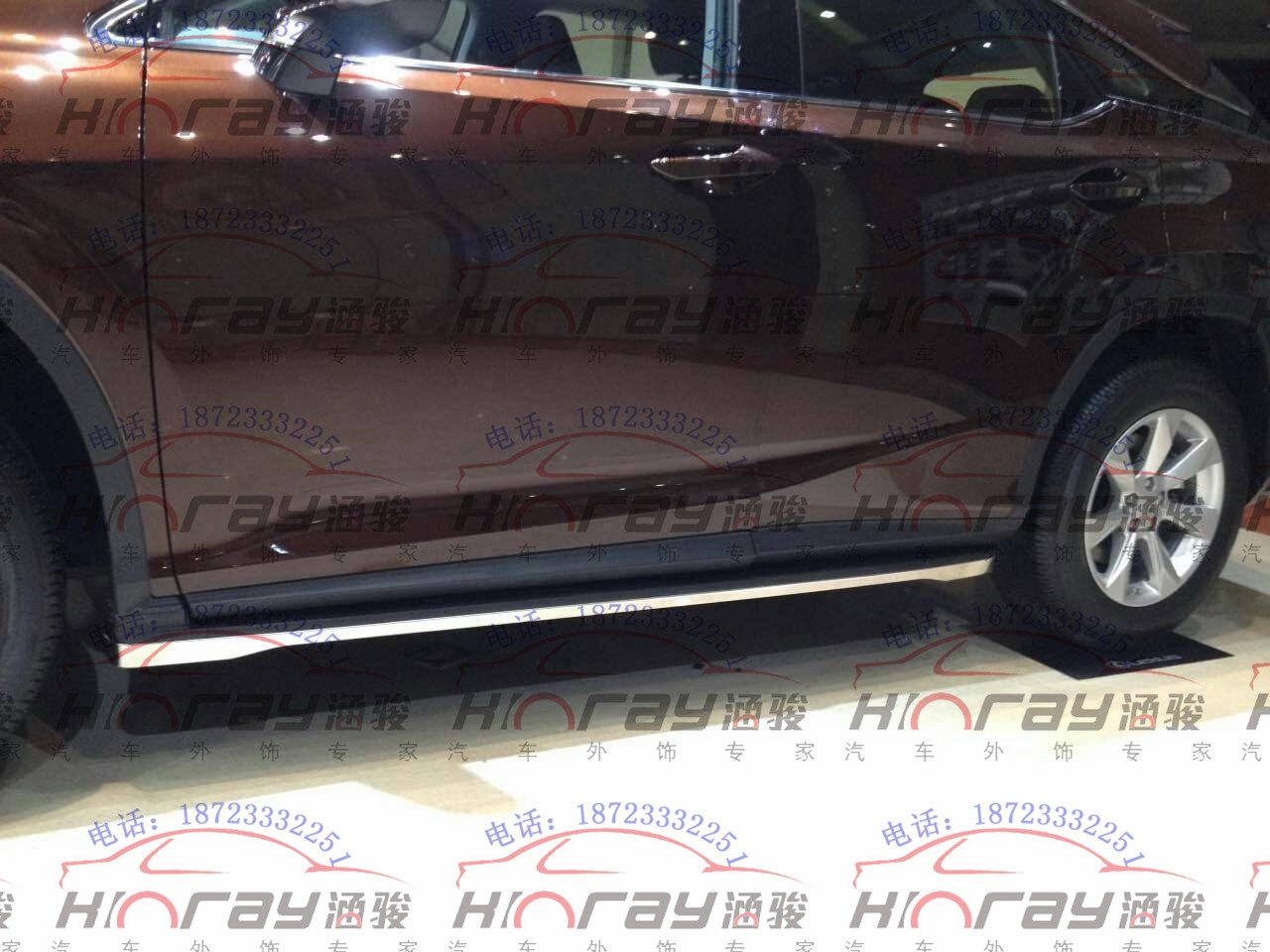 雷克薩斯RX200t踏板改裝  重慶涵駿汽車飾品