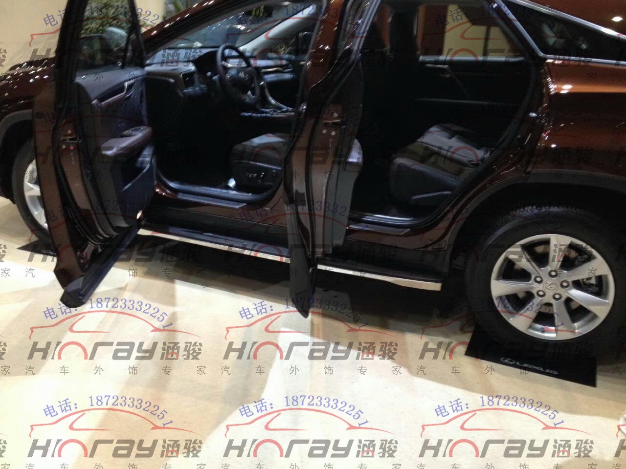 雷克薩斯RX200t踏板改裝  重慶涵駿汽車飾品