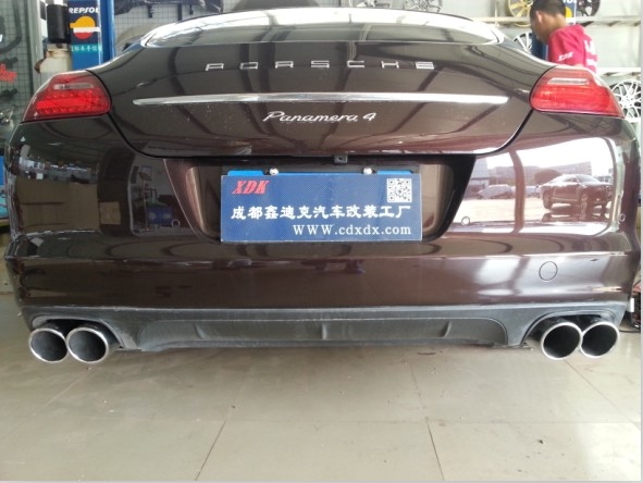 成都保時(shí)捷帕拉梅拉 PANAMERA 3.6改裝REMUS四出排氣