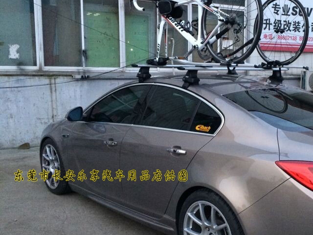 別克君威安裝拓樂車頂行李架實(shí)拍