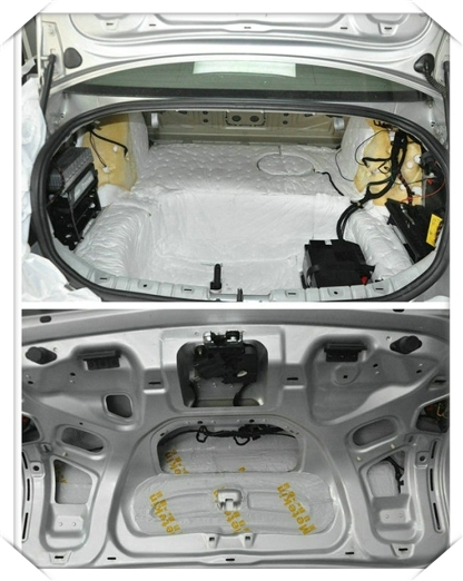 奧迪A6全車美特靜白鉆+溫薩棉——常州至上音樂(lè)專業(yè)汽車音響隔音改裝