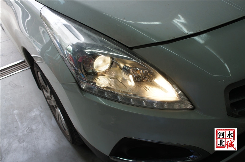 【石家莊永誠(chéng)汽車(chē)】標(biāo)致3008車(chē)燈不亮，到店改裝車(chē)燈