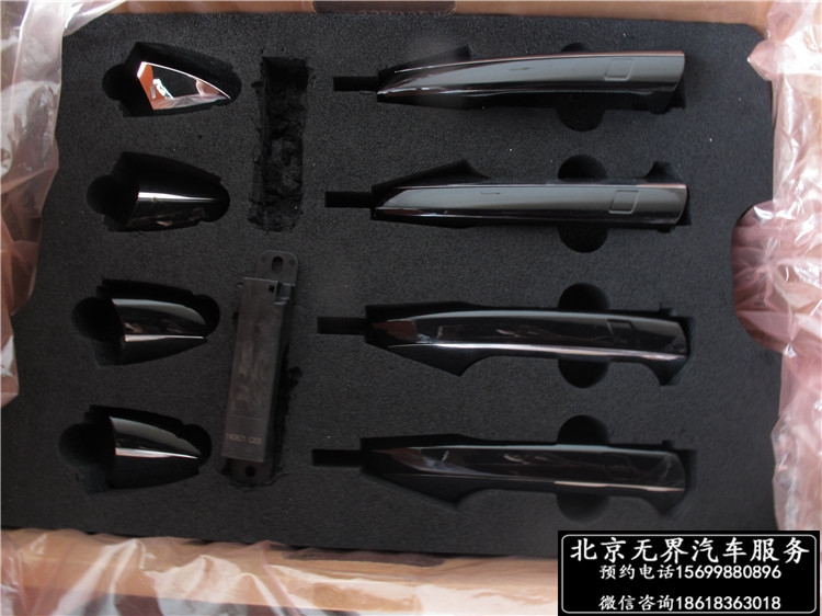 奔馳W211老款E260改一鍵啟動 無鑰匙進入 電尾門
