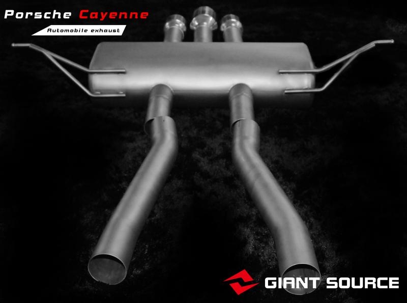 新款卡宴改裝巨源giantsource遙控閥門排氣 卡宴lumma中出排氣