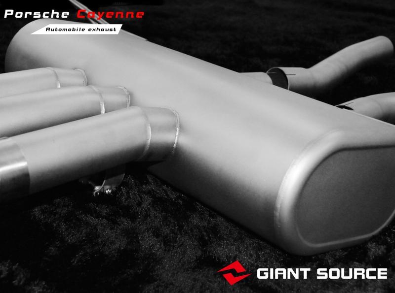 新款卡宴改裝巨源giantsource遙控閥門排氣 卡宴lumma中出排氣