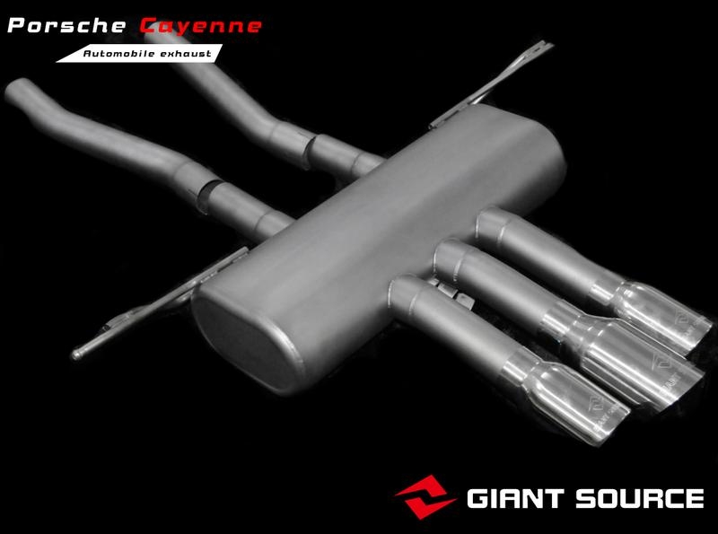 新款卡宴改裝巨源giantsource遙控閥門排氣 卡宴lumma中出排氣