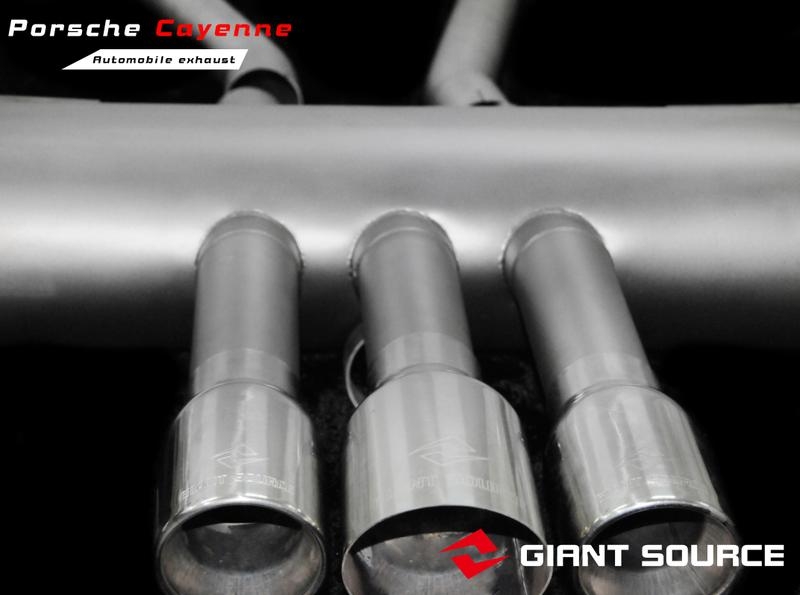新款卡宴改裝巨源giantsource遙控閥門排氣 卡宴lumma中出排氣