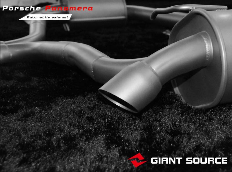 保時(shí)捷帕拉梅拉giantsource排氣 配mansory大包圍寬體安裝