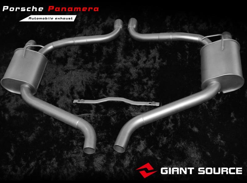 保時(shí)捷帕拉梅拉giantsource排氣 配mansory大包圍寬體安裝