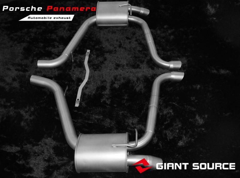 保時(shí)捷帕拉梅拉giantsource排氣 配mansory大包圍寬體安裝