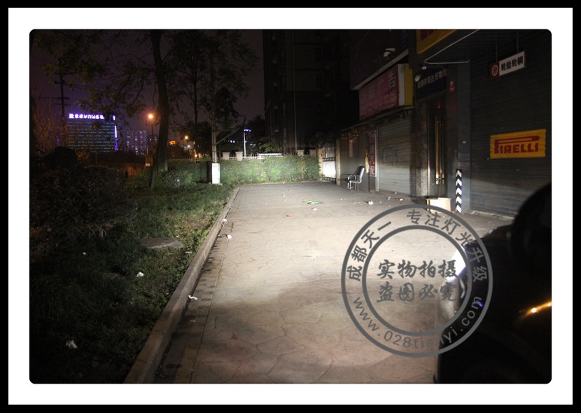 成都晶銳改車燈升級雙光透鏡歐司朗氙氣燈