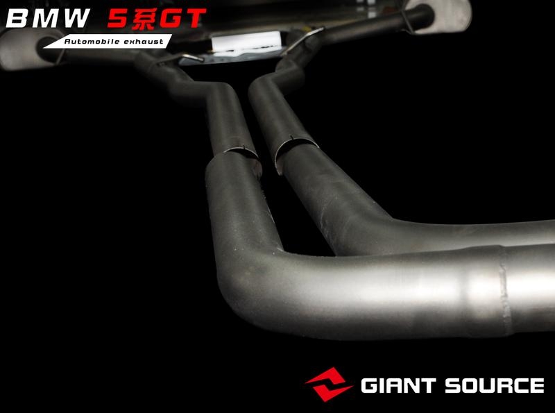 宝马5系GT改装香港巨源遥控阀门中尾段 giantsource排气尾端套件