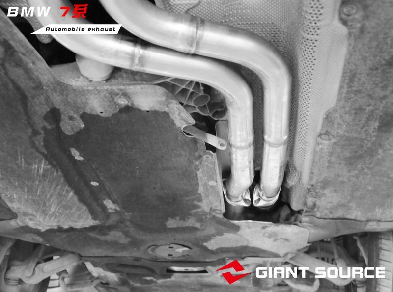 新款寶馬7系改裝巨源giantsource遙控閥門排氣 730 740改裝排氣中尾段