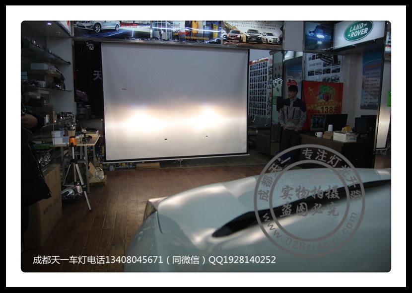 成都15款CRV改車燈升級(jí)氙氣燈