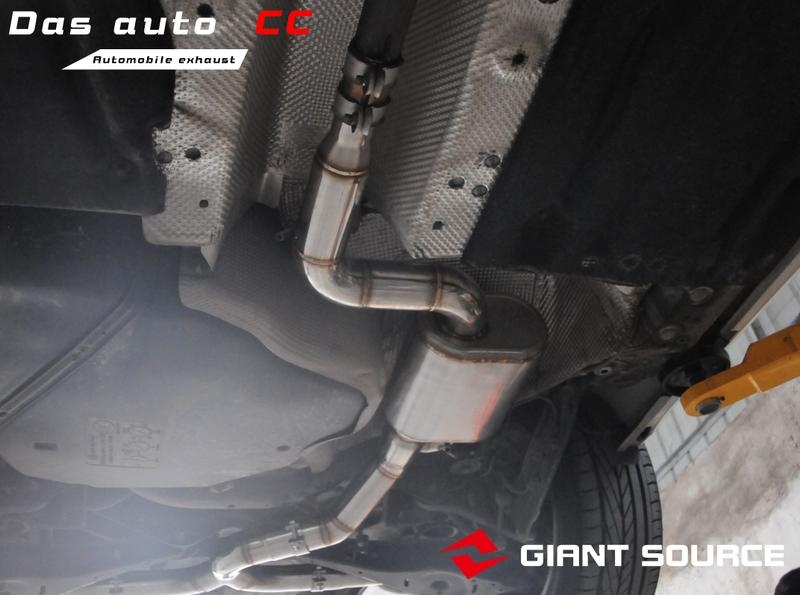新款大眾CC改裝香港giantsource遙控閥門排氣 巨源中尾段
