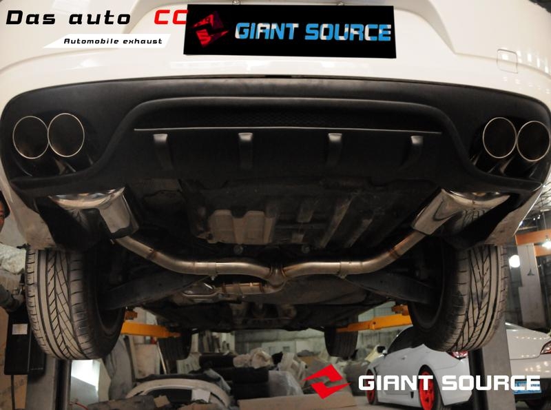 新款大眾CC改裝香港giantsource遙控閥門排氣 巨源中尾段