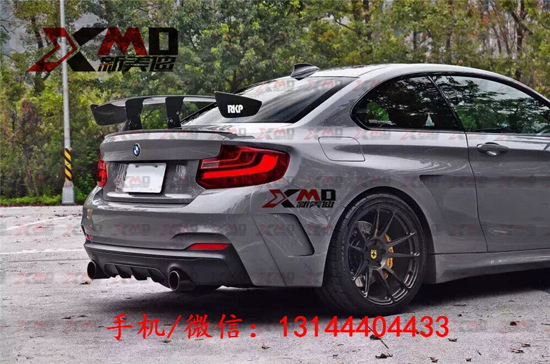 寶馬2系 F22 M235i 220 218 M套件改裝Manhart款寬體大包圍中國總代理機(jī)蓋排氣管尾翼后唇葉子板前后包保險杠