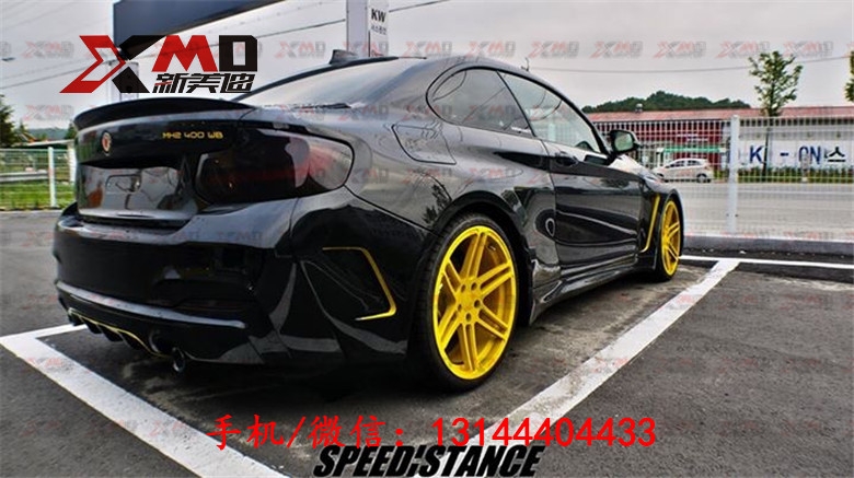 寶馬2系 F22 M235i 220 218 M套件改裝Manhart款寬體大包圍中國總代理機(jī)蓋排氣管尾翼后唇葉子板前后包保險杠