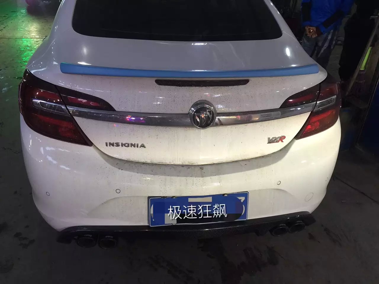 新君威改装四出可调排气 杭州专业汽车改装店