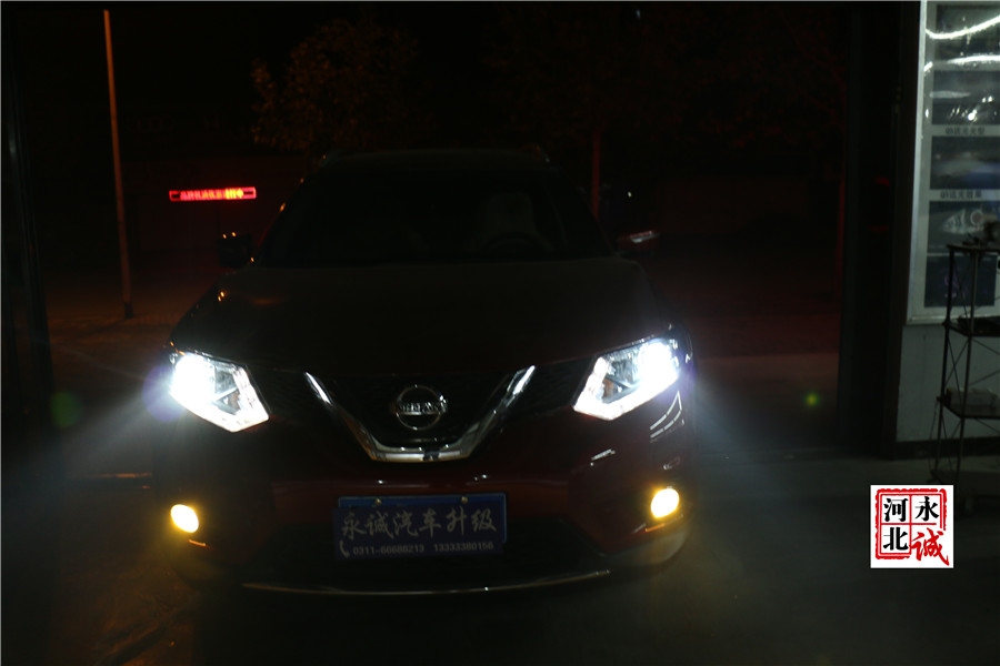 【石家莊永誠改燈】奇駿改裝Q5雙光透鏡，歐司朗D1S氙氣燈，歐司朗安定器