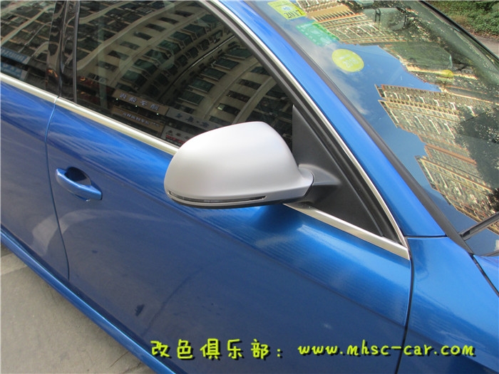 奧迪A4L全車貼膜改顏色 汽車車身貼膜改顏色
