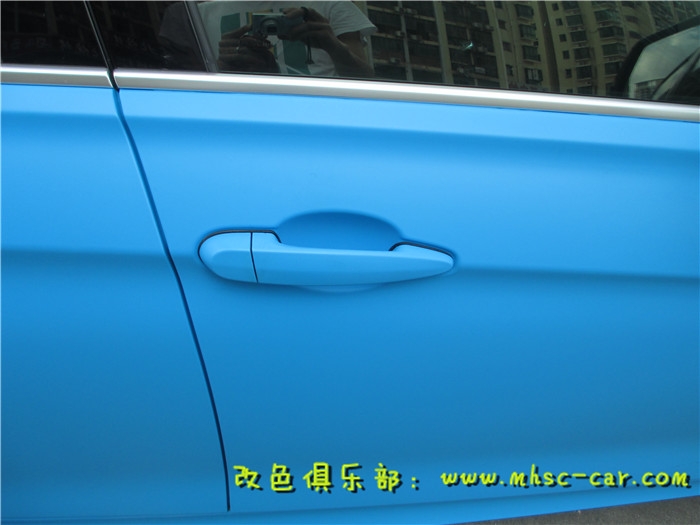 寶馬328全車貼膜改顏色 車身改色貼膜 汽車改色膜
