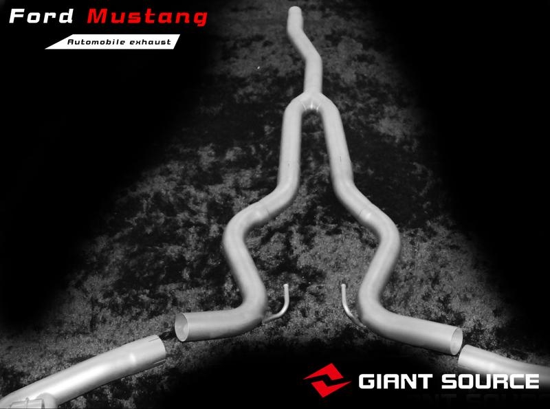 新款福特野馬改裝giantsource巨源遙控閥門排氣 野馬中尾段排氣