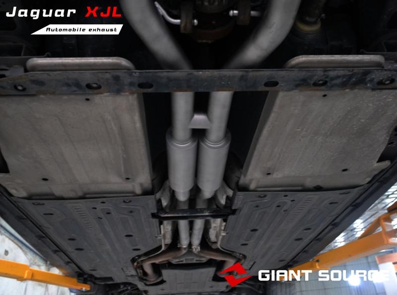 捷豹XJL改装香港巨源giantsource遥控阀门中尾段 香港巨源排气
