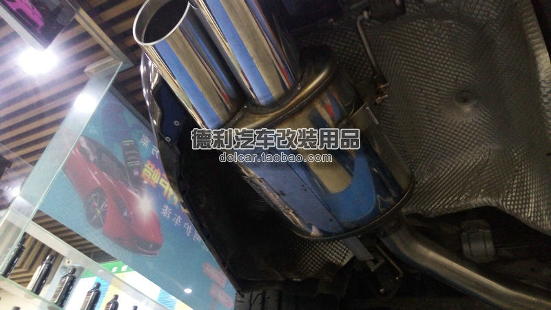大連改裝寶馬740改裝正品HAMANN排氣后唇