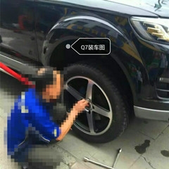 奥迪Q7换装20寸5副轮毂配固特异轮胎275/45R20/110Y