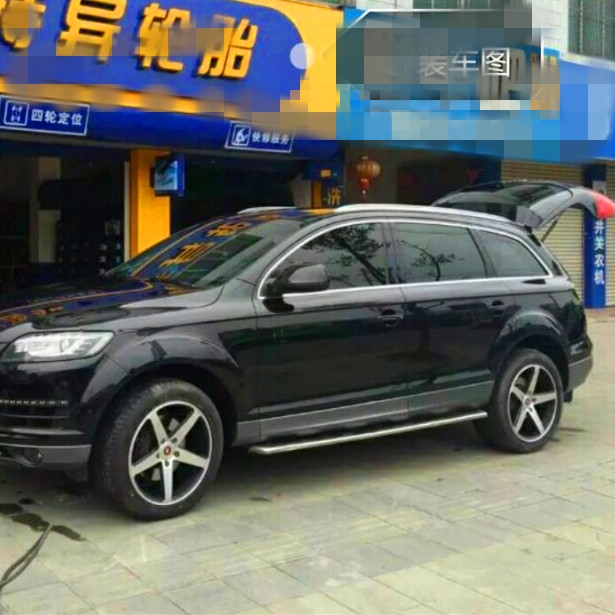 奥迪Q7换装20寸5副轮毂配固特异轮胎275/45R20/110Y