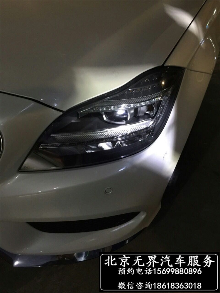奔馳CLS320改原廠高配CLS400智能隨動(dòng)LED大燈總成