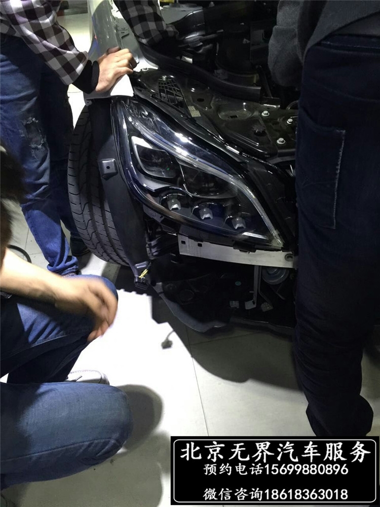 奔馳CLS320改原廠高配CLS400智能隨動(dòng)LED大燈總成