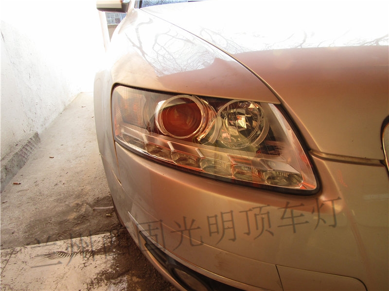 蘭州光明頂車燈--因為專注 所以專業(yè)        06款A6L升級10款大燈