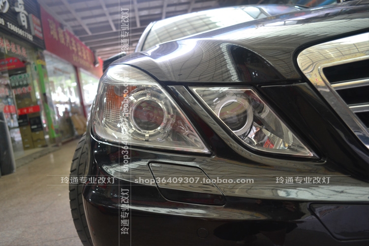 上海首发 奔驰老款E260大灯升级新款E级原厂高配全LED大灯总成 奔驰E老款改新款