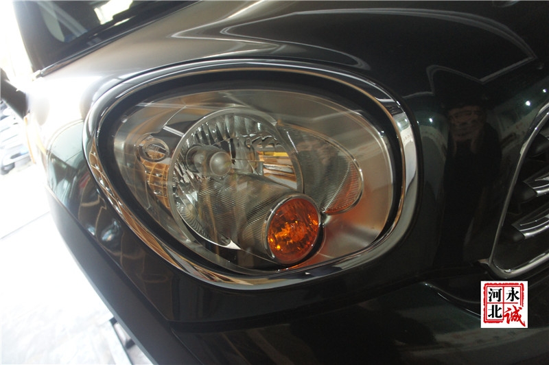 【永誠汽車】石家莊mini countryman改燈，海拉5透鏡+歐司朗D1S CBI氙氣燈