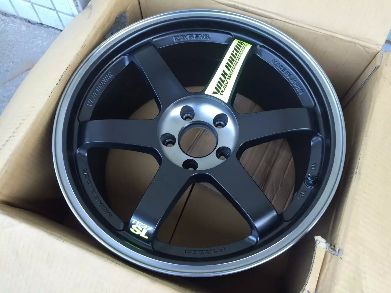 EVO 完工！ 絕版綠標TE37 上身，絕配！