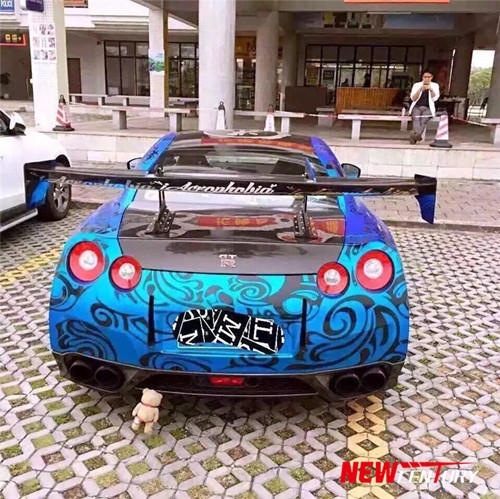 日產(chǎn)GTR改裝LB碳纖維尾翼 GTR改裝尾翼套件