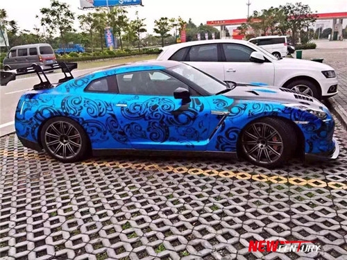 日產(chǎn)GTR改裝LB碳纖維尾翼 GTR改裝尾翼套件