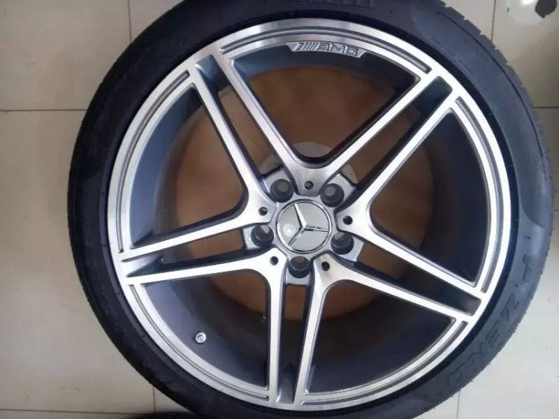 奔馳E260 升級18寸AMG 原車18寸的出售