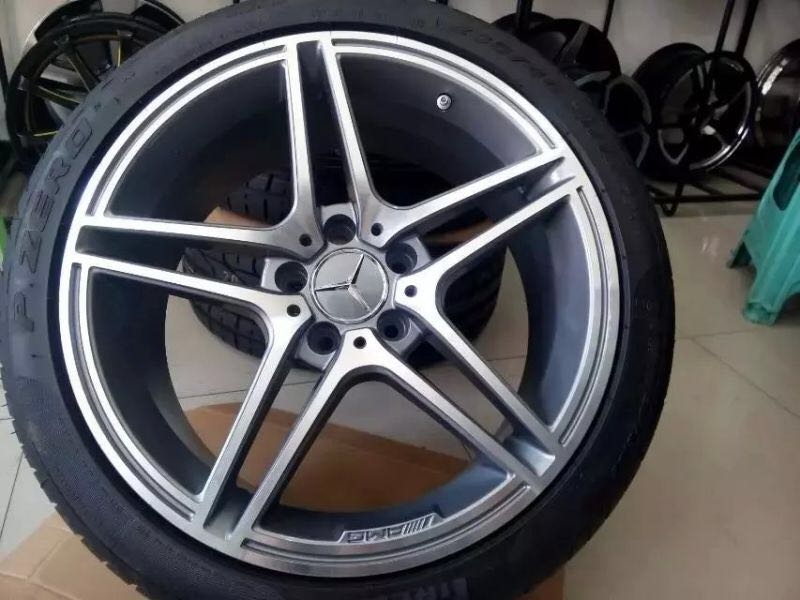 奔馳E260 升級18寸AMG 原車18寸的出售