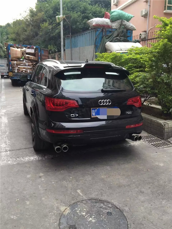 奧迪q7燈光升級德國海拉5透鏡